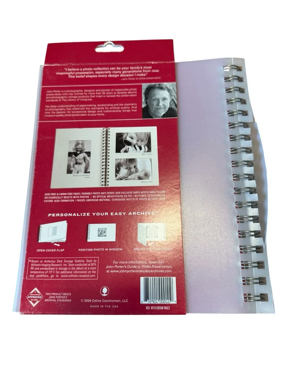 NEW JOHN PORTER ARCHIVES SET OF 3 R PHOTO ALBUM SCRAPBOOK,  4